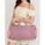 Bolsa De Ombro Feminina Grande Academia Yoga Viagem Passeio - Rosa