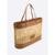 Bolsa de Palha com Corino Manly - Marrom