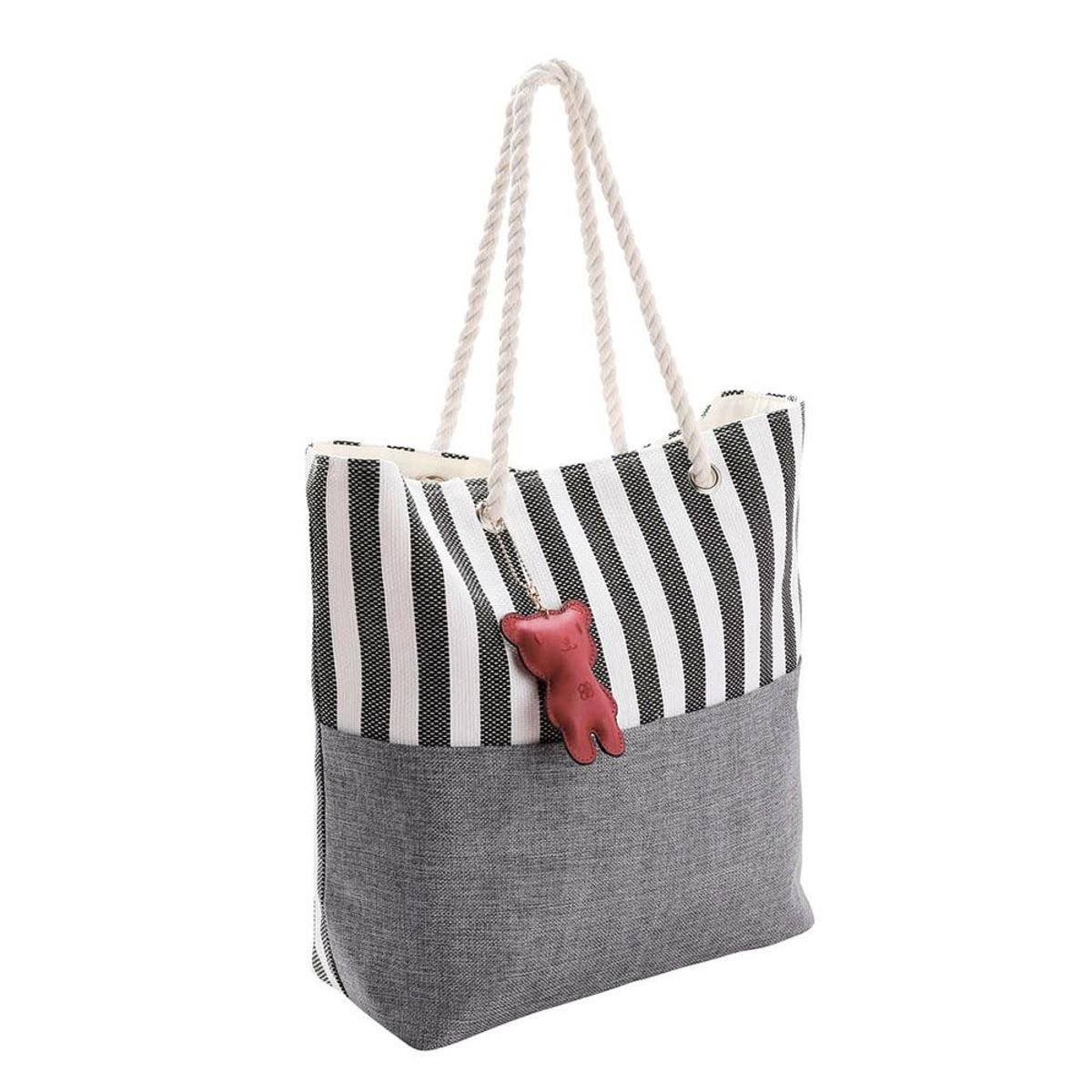 Bolsa De Praia Chenson Feminina - Preto | Zattini