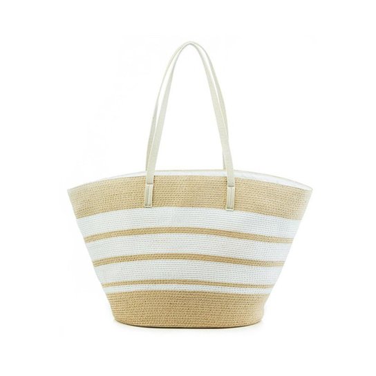 Bolsa de Praia Manly Feminina - Amarelo Claro
