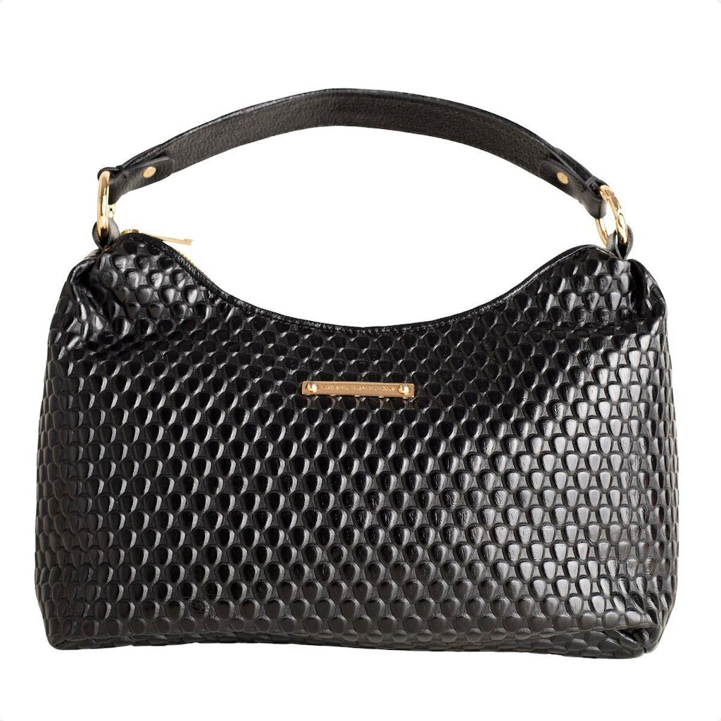 BOLSA DM VIENA TEXTURIZADA PRETA