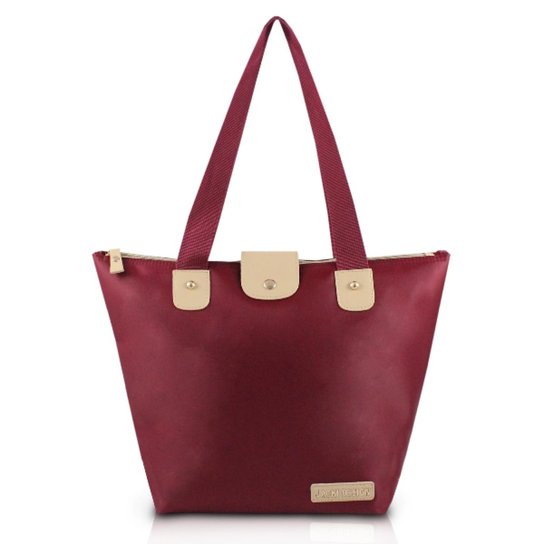 Bolsa Dobrável Jacki Design Microfibra - Vermelho