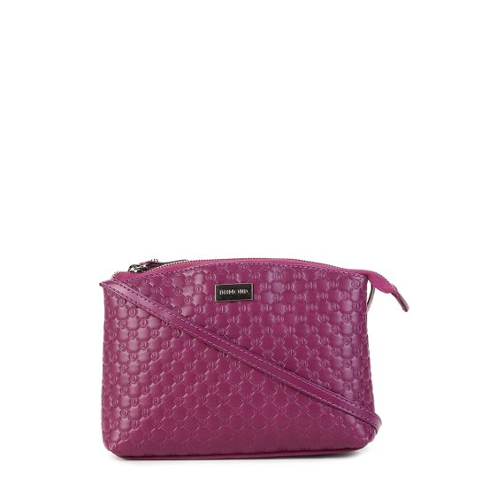 Bolsa Dumond Mini Bag Monograma Alça Transversal Feminina - Roxo