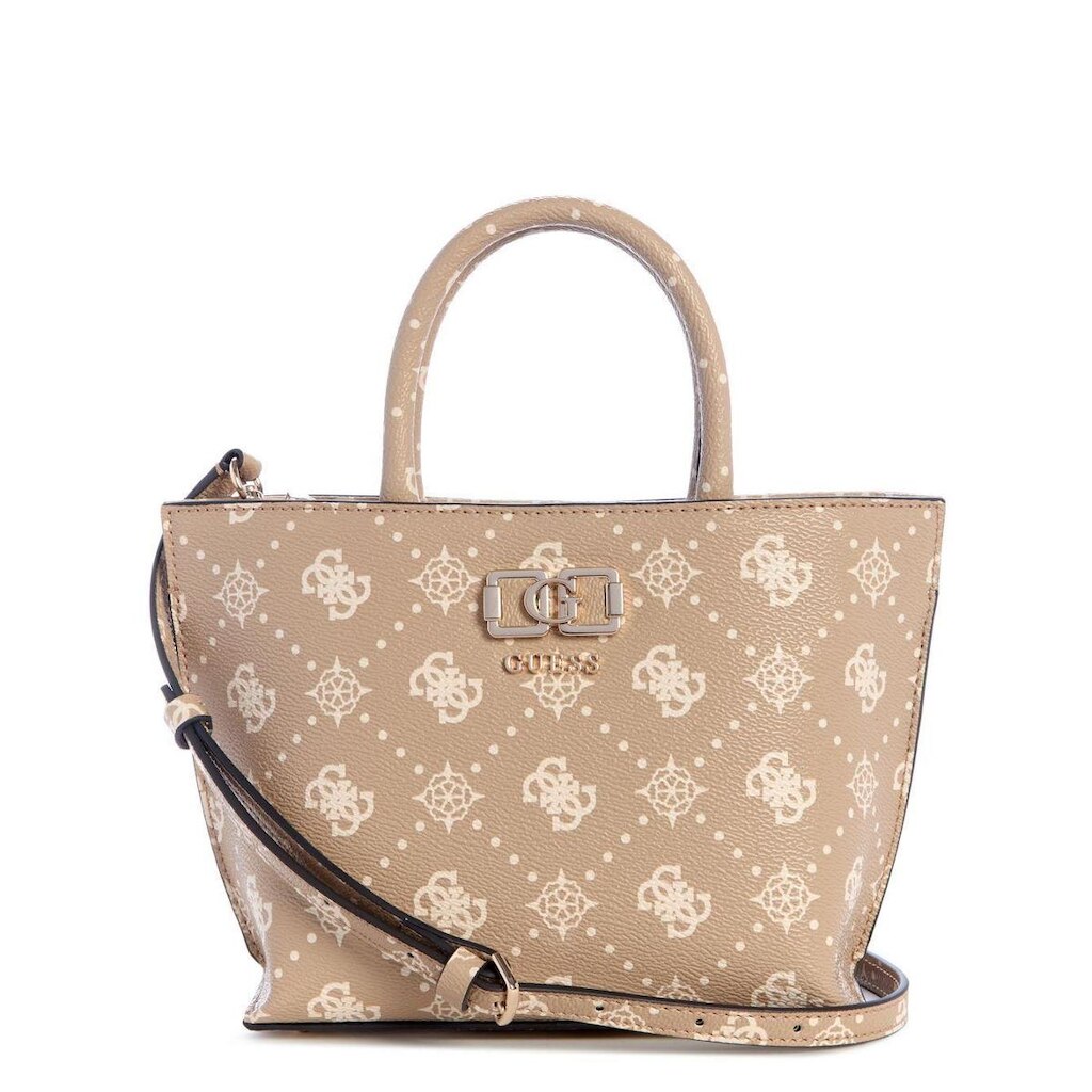 Bolsa Emelie Logo Mini Tote Bege
