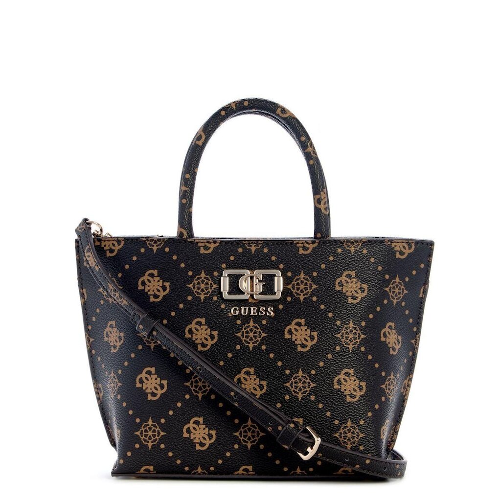 Bolsa Emelie Logo Mini Tote Marrom