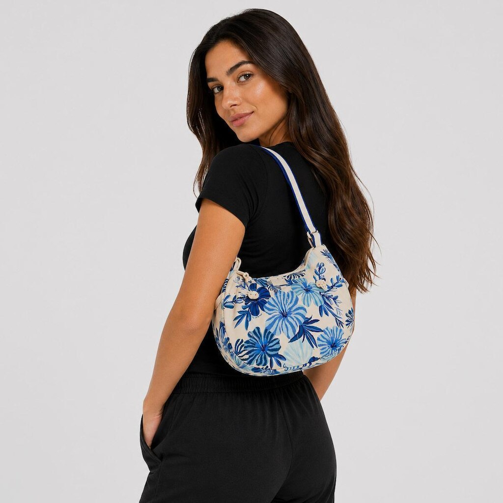 Bolsa Farm Banana G Hibisco do Mar Feminina
