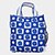 Bolsa Farm Mimo Quadriculado - Azul+Branco