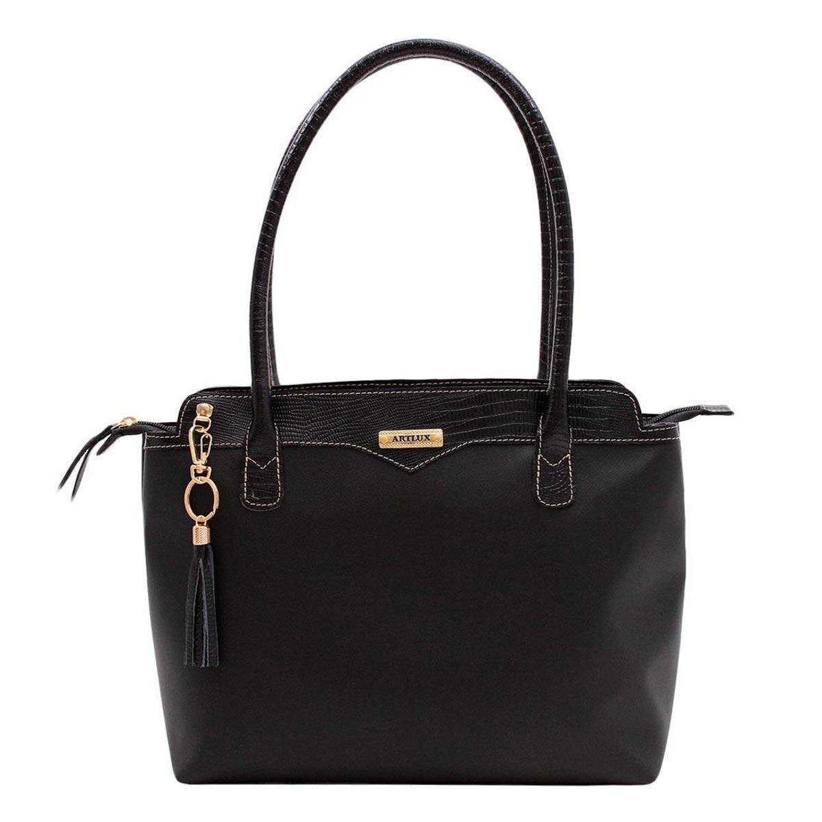 Bolsa Feminina Artlux Basica - Preto Menor preço em Bolsa Feminina Artlux Basica - Preto
