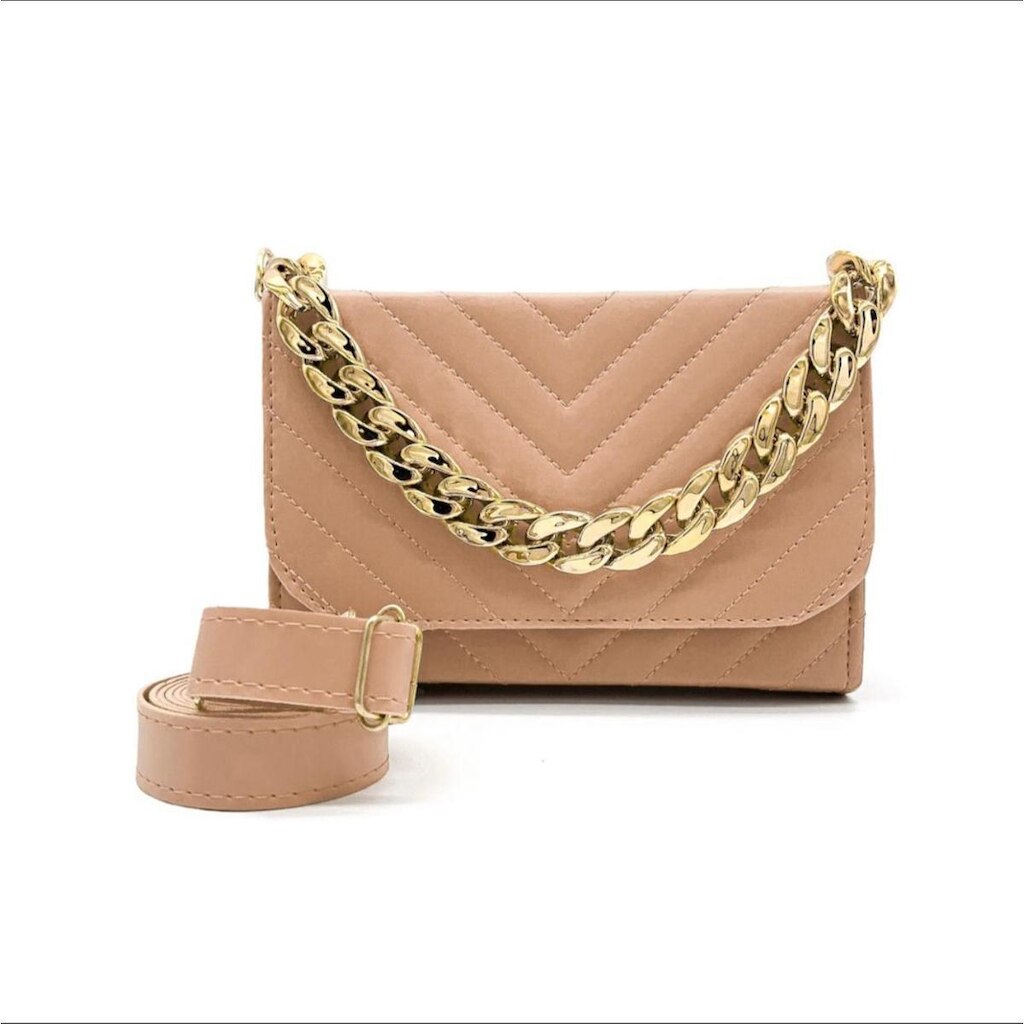 Bolsa Feminina Bordada Com Alça de Mão e Transversal Removível Lançamento