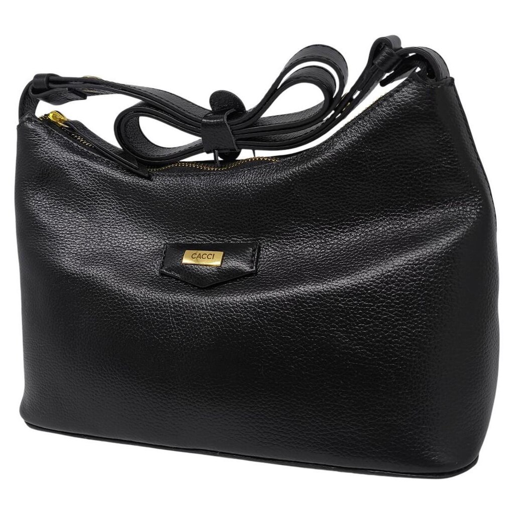 Bolsa Feminina Casual Couro Alça Transversal Ajustavel Cacci