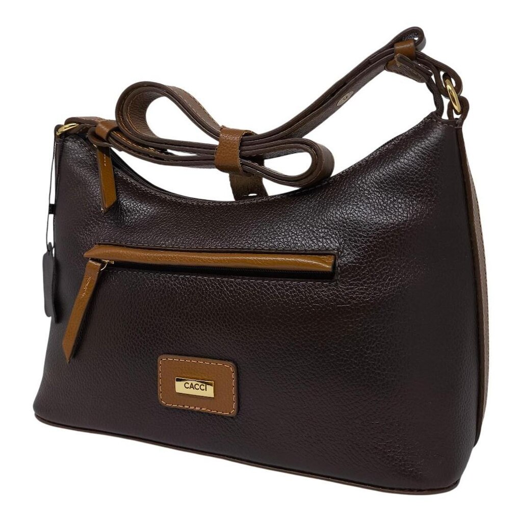 Bolsa Feminina Casual Couro Alça Transversal Moderna Cacci