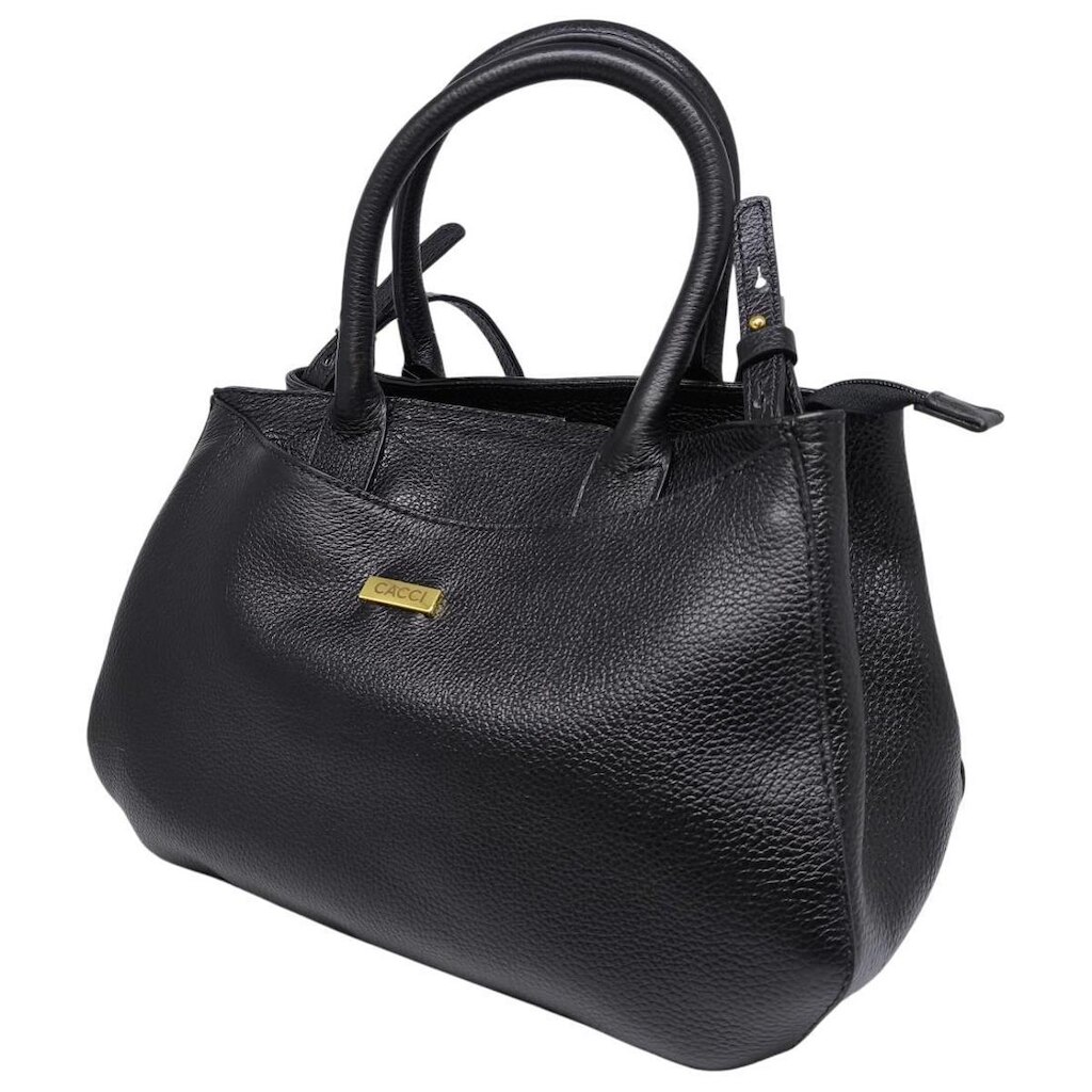 Bolsa Feminina Casual Couro De Mão Elegante Pratica Cacci