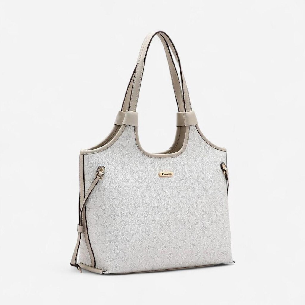 Bolsa Feminina Chenson Elemento Gráfico Nude