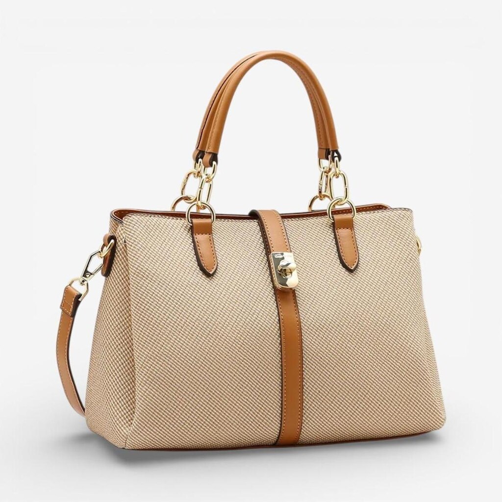 Bolsa Feminina Chenson Mão Clássico Contemporâneo Nude