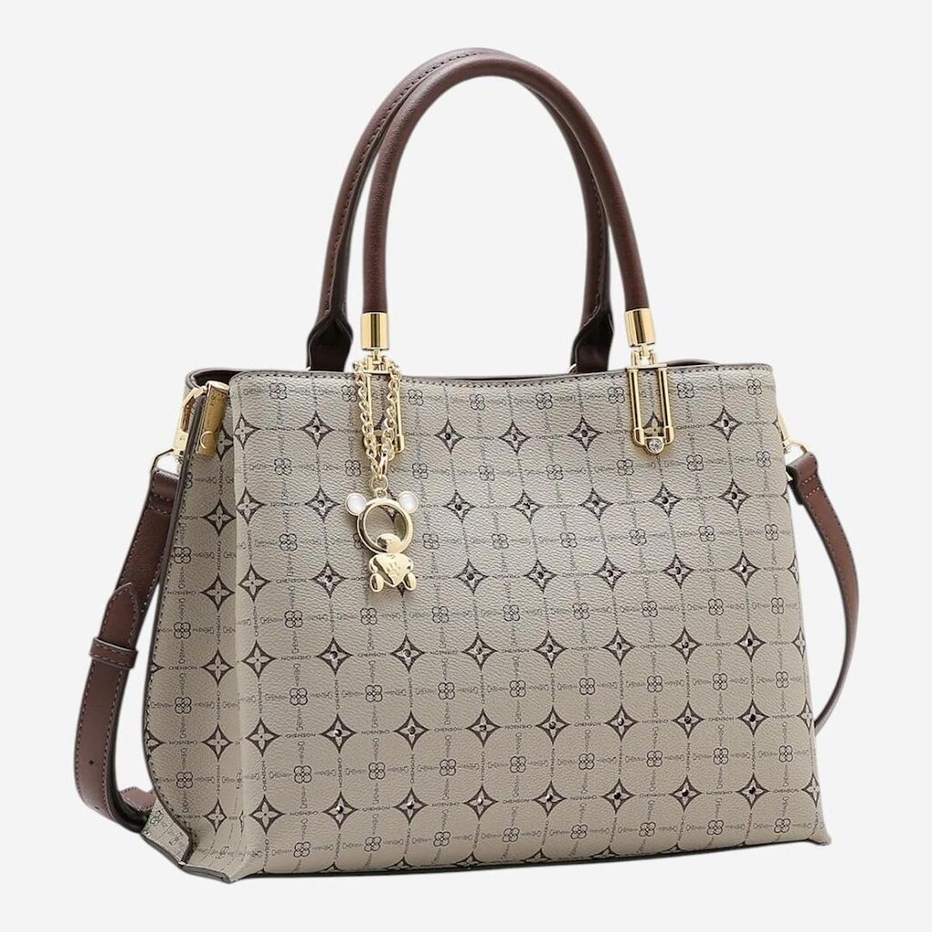 Bolsa Feminina Chenson Mão Monograma Luxo Natural