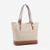 Bolsa Feminina Chenson Microfibra Ombro Sacola Tote Original - Bege