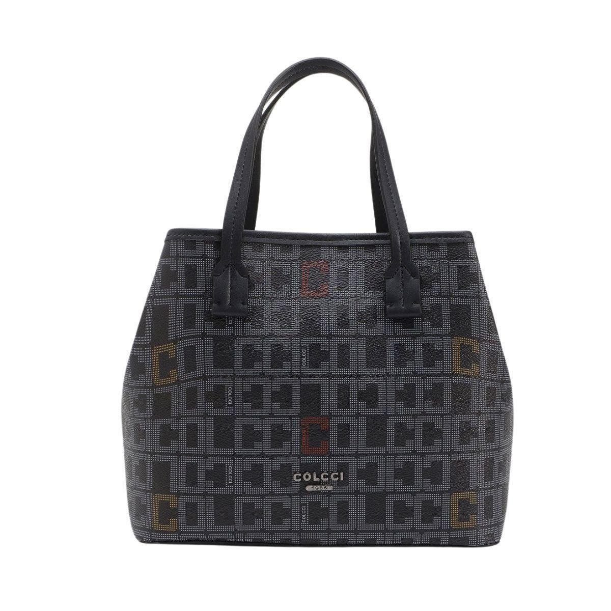 Bolsa Feminina Colcci Bucket Logomania - Azul Menor preço em Bolsa Feminina Colcci Bucket Logomania - Azul