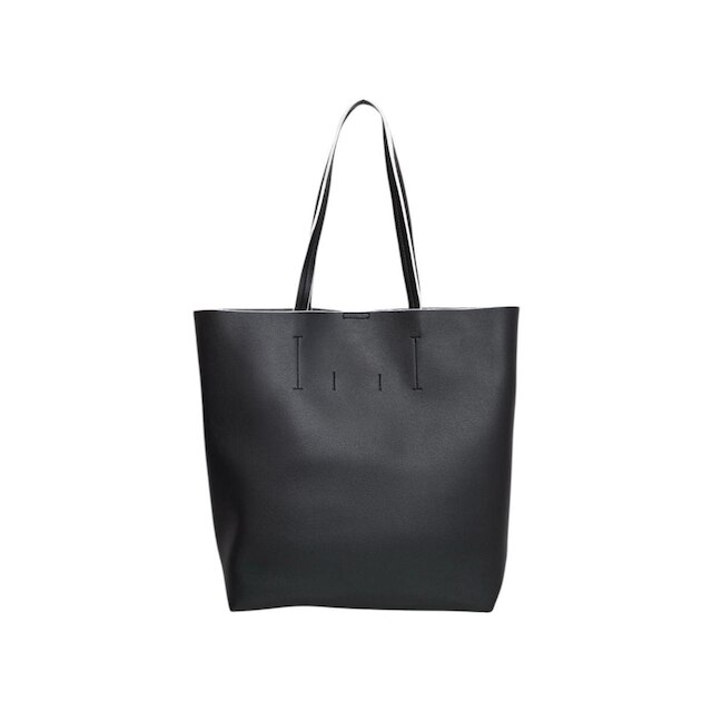 Bolsa Feminina Colcci Shopping Bag Minimal De Ombro Grande Preto