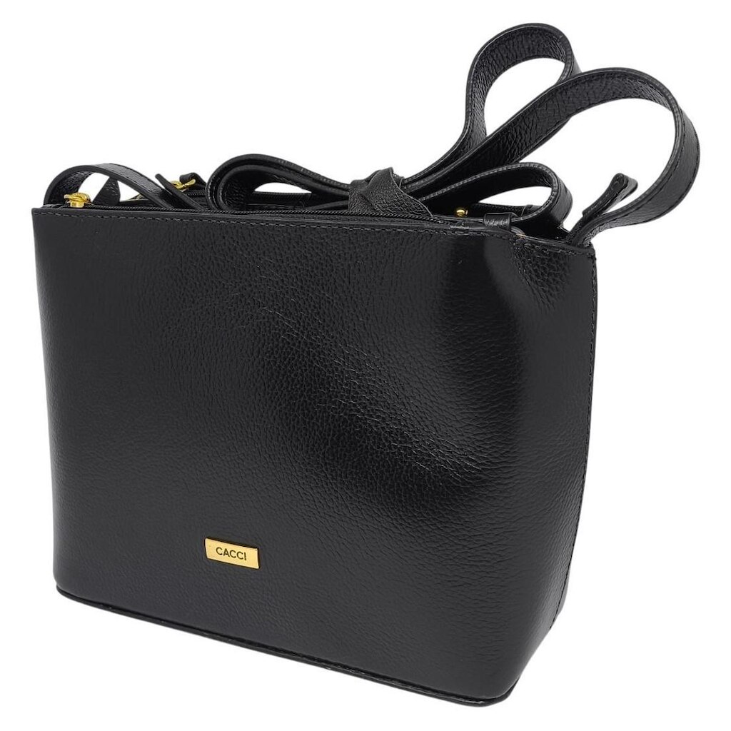 Bolsa Feminina Couro Alça Transversal Elegante Moderna Cacci