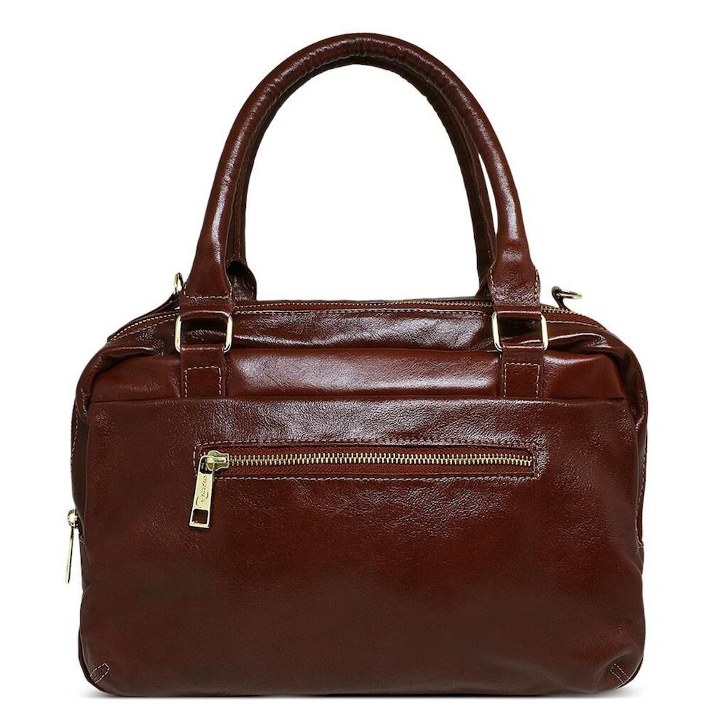 Bolsa Feminina de Couro Larissa - Marrom Café