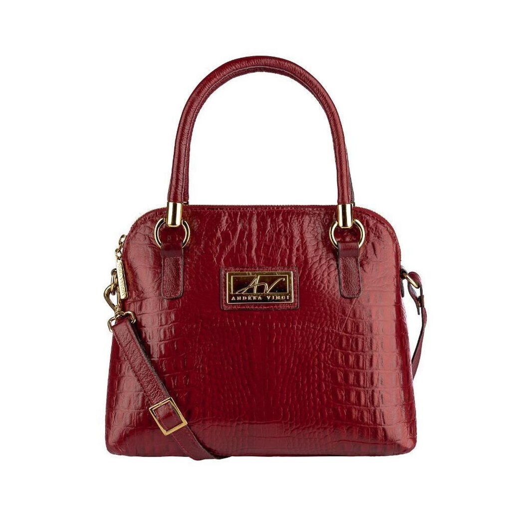 Bolsa feminina de mão em couro Donna