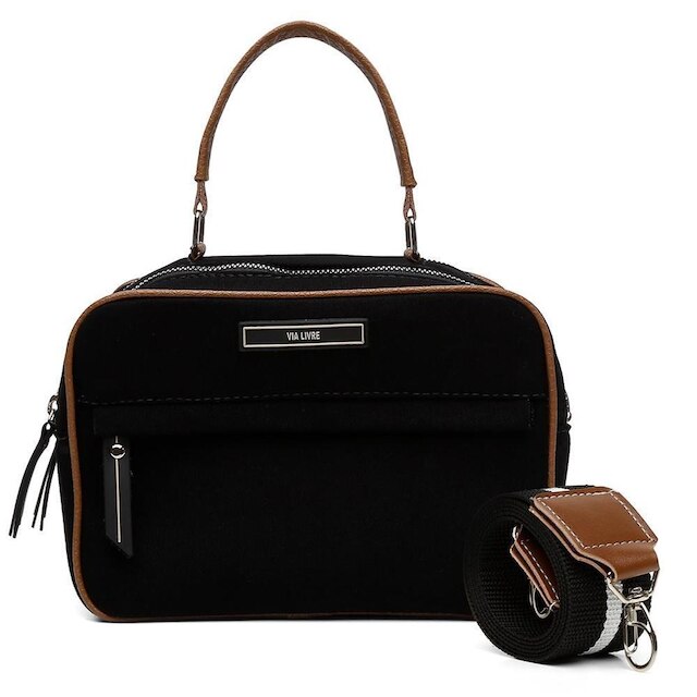 Bolsa Feminina De Ombro E Mão Transversal Espaçosa Baú Estilosa Delicada Várias Ocasiões