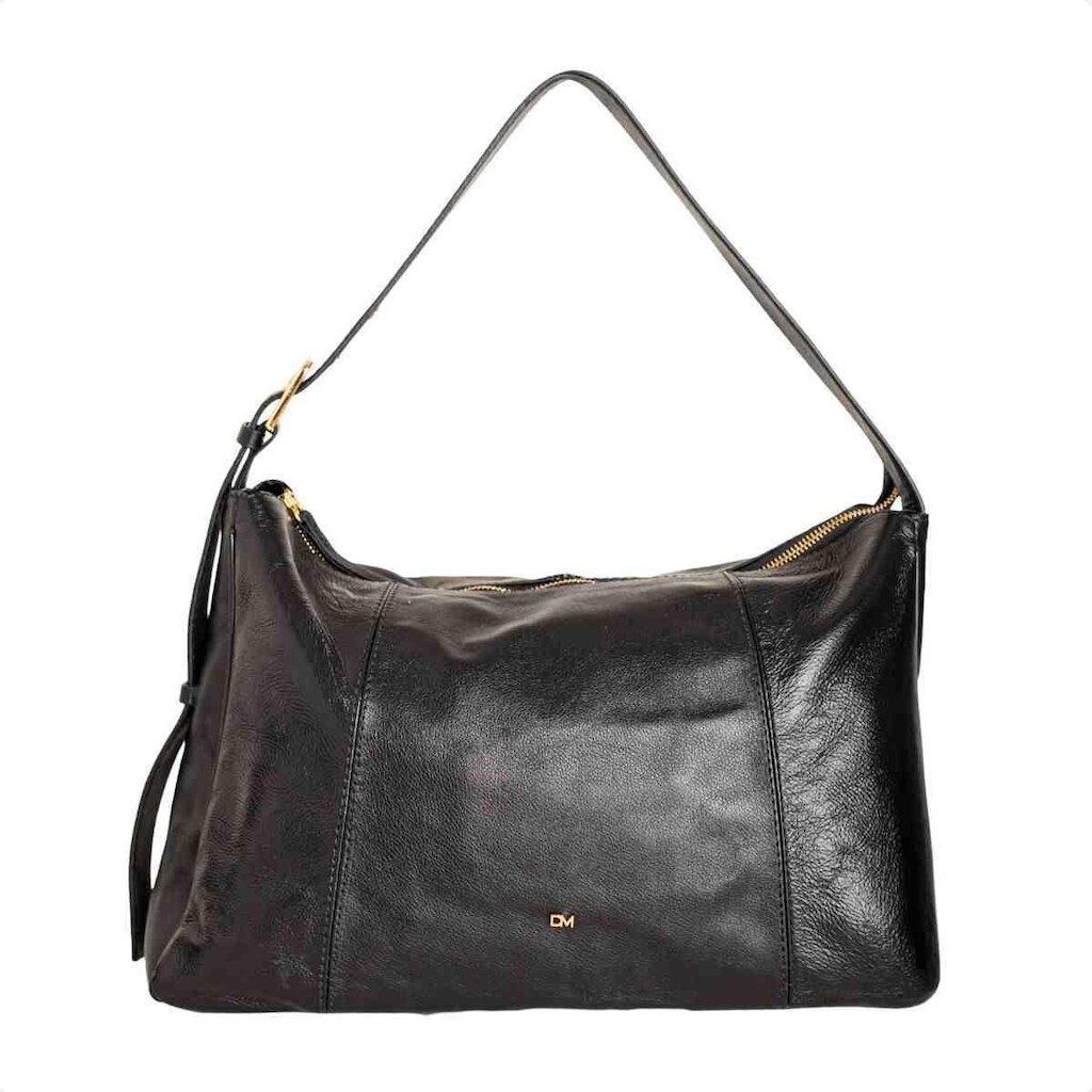 BOLSA FEMININA DM HOBO TRANSVERSAL PRETA