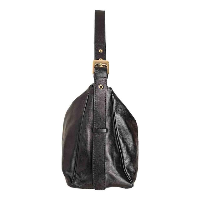 BOLSA FEMININA DM HOBO TRANSVERSAL PRETA