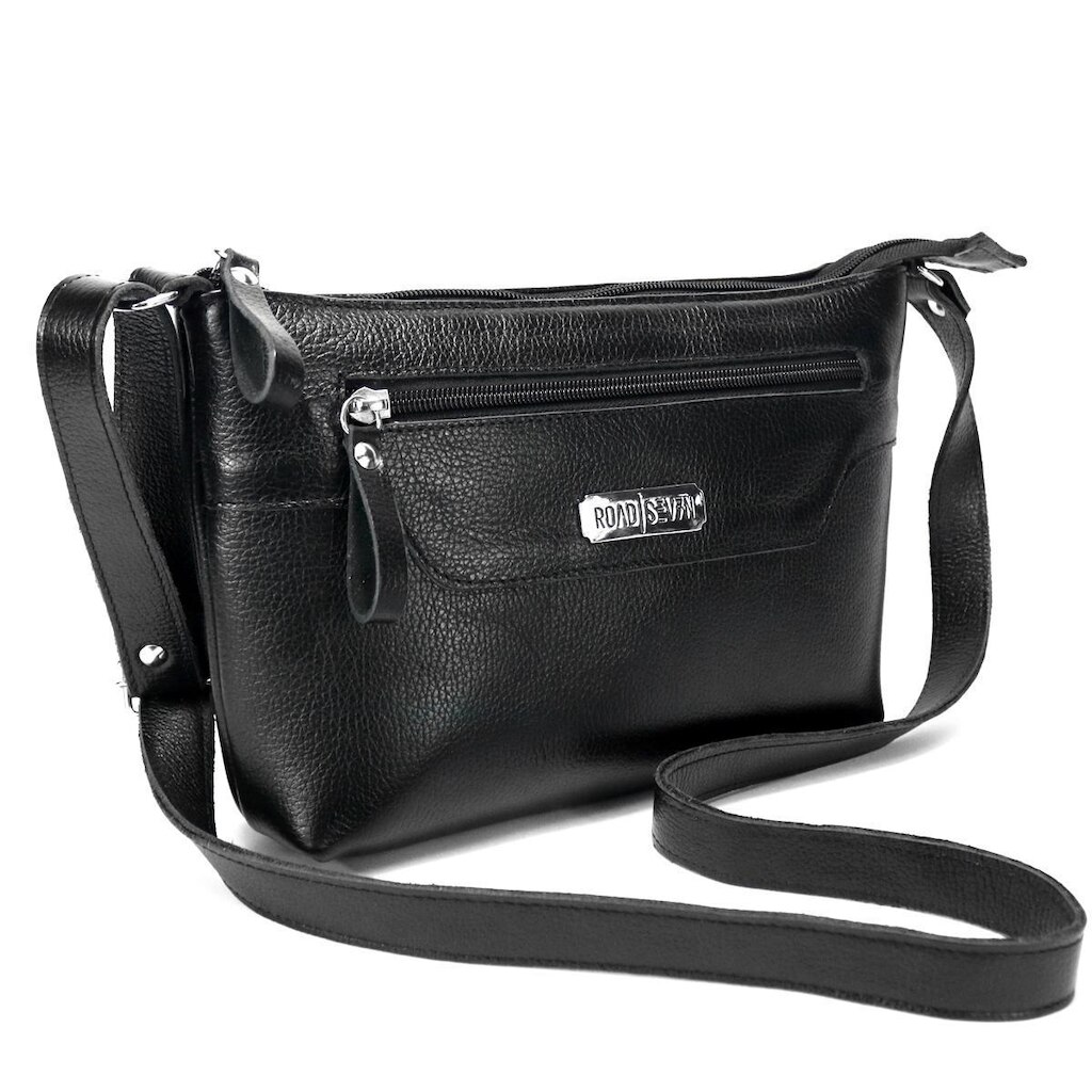 Bolsa Feminina em Couro Legitimo Pequena Alça Transversal dia à dia Road Seven