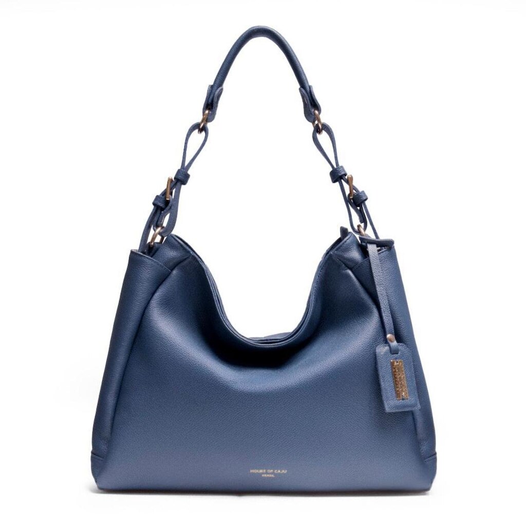 BOLSA FEMININA EM COURO TIRACOLO DENIN "MARLIZE FORTES"