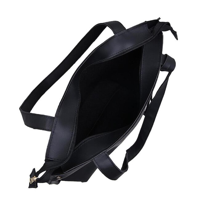 Bolsa Feminina Grande Sintético Zíper Versátil
