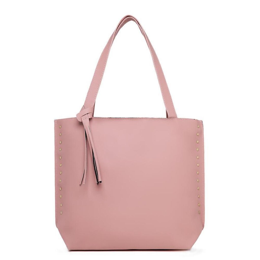 Bolsa Feminina Grande Sintético Zíper Versátil