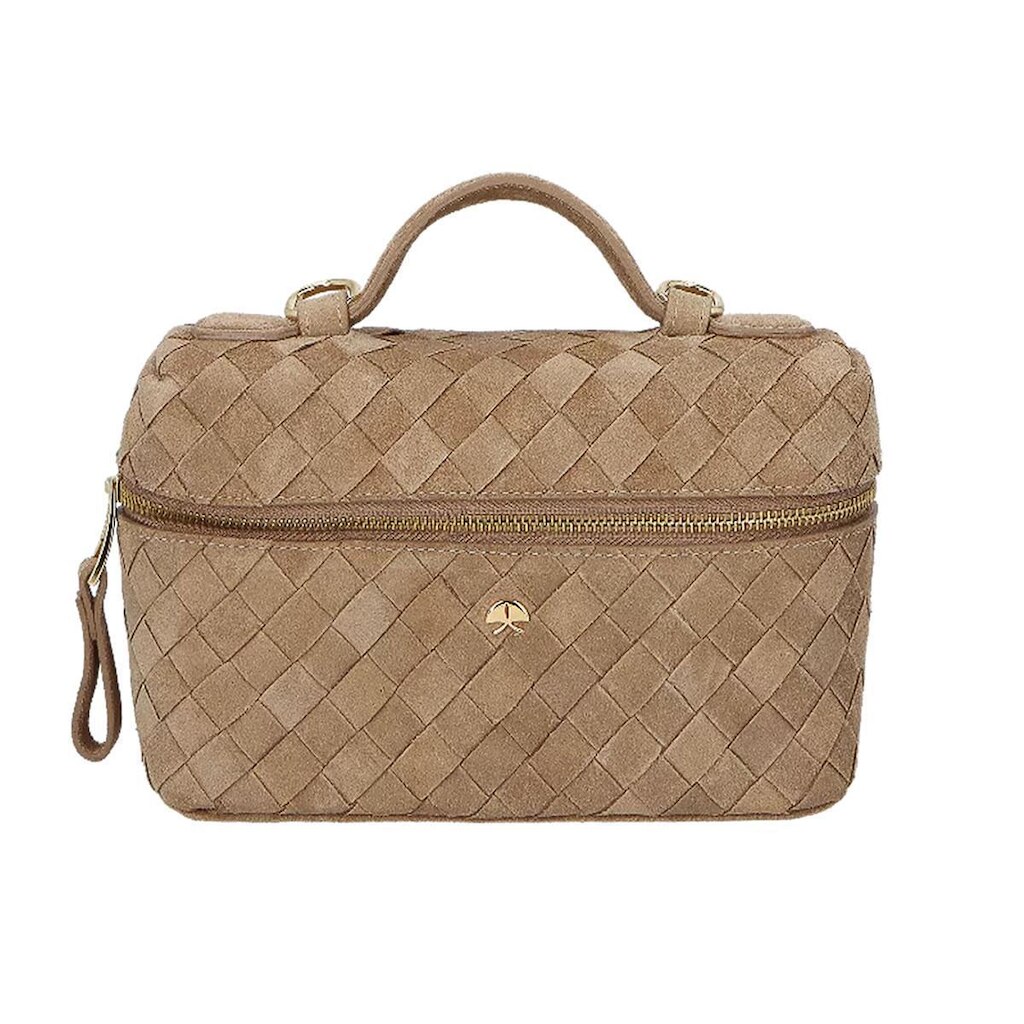Bolsa Feminina Luiza Barcelos Camurça Bege Fendi - 7777