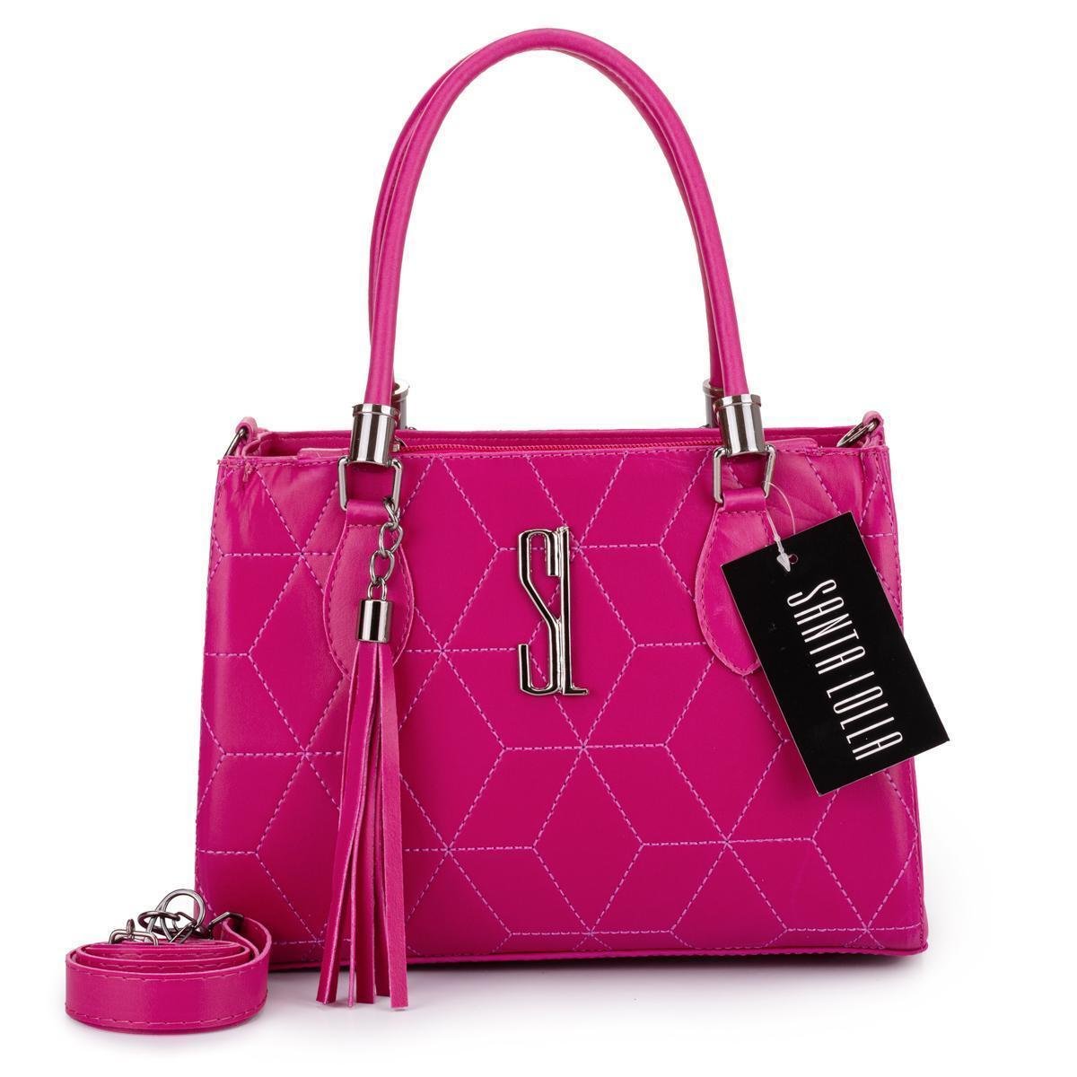 Bolsa Feminina Media de Mão Lorena Transversal Menor preço em Bolsa Feminina Media de Mão Lorena Transversal