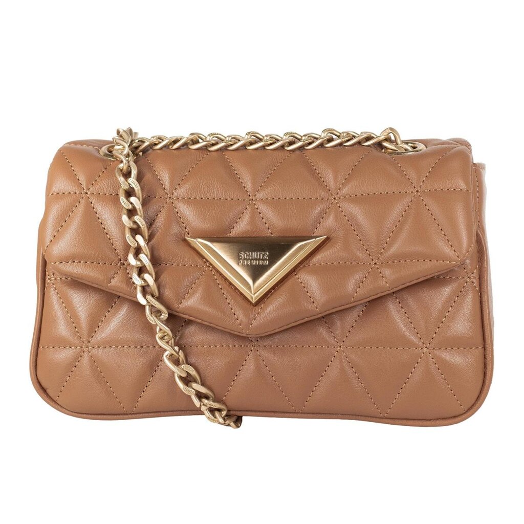 Bolsa Feminina Média Schutz Crossbody 944 Matelassê Clássica Couro 500181092