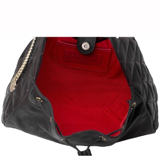 Bolsa Feminina Média Schutz Shoulder Hobo Elvie Couro Matelassê 500100729