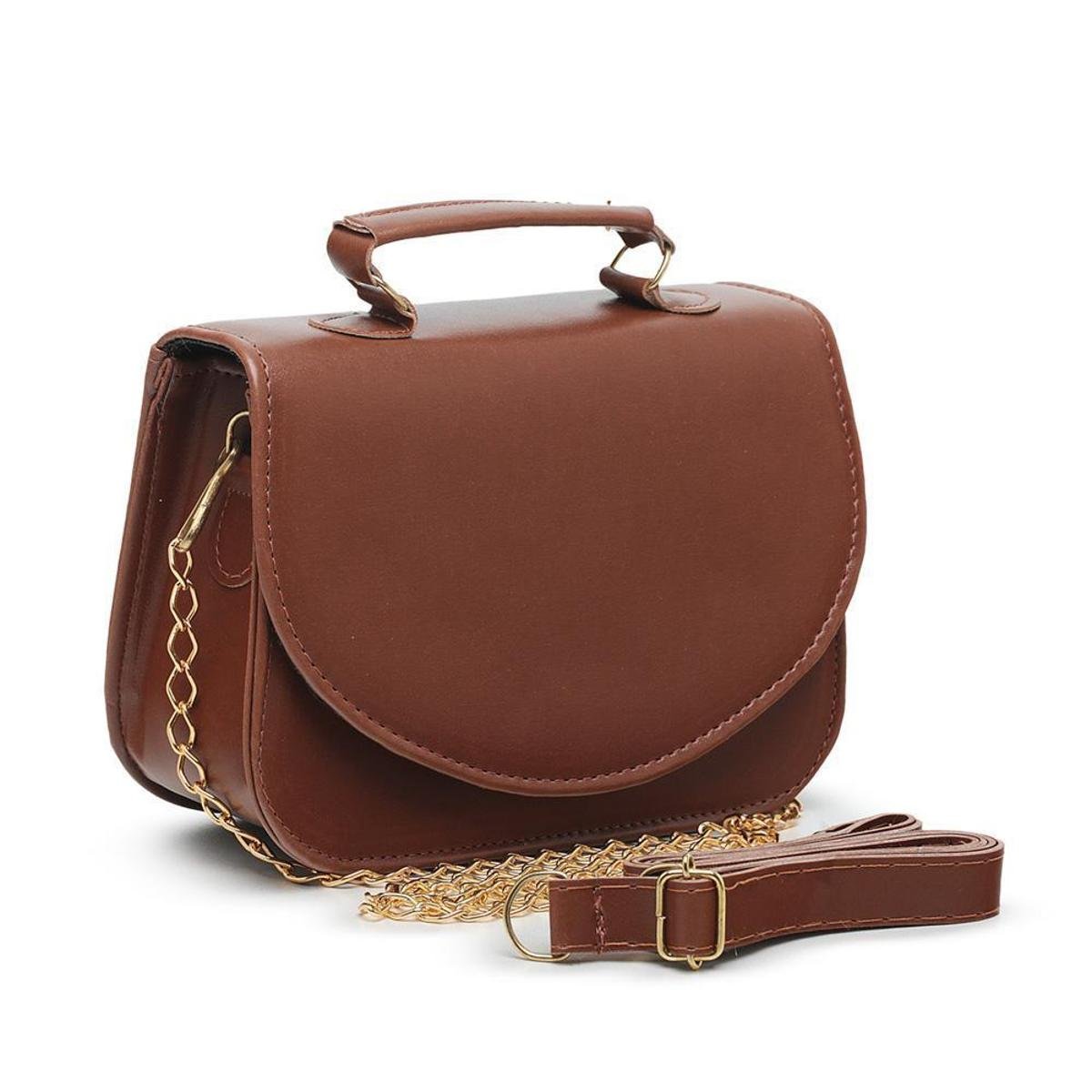 Bolsa Feminina Mini Bag Quadrada Transversal Corrente Menor preço em Bolsa Feminina Mini Bag Quadrada Transversal Corrente