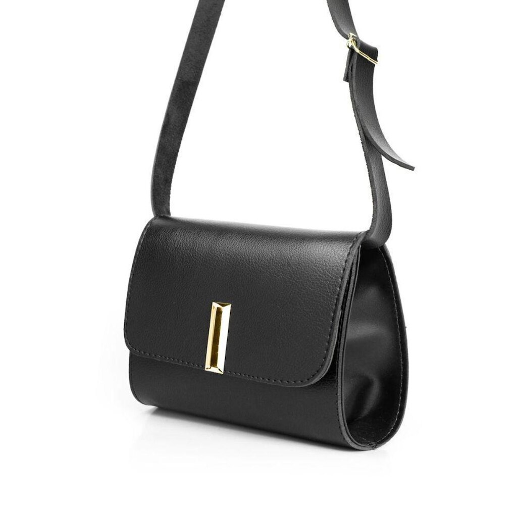 Bolsa feminina pequena transversal tiracolo casual preta estilosa Bolsa