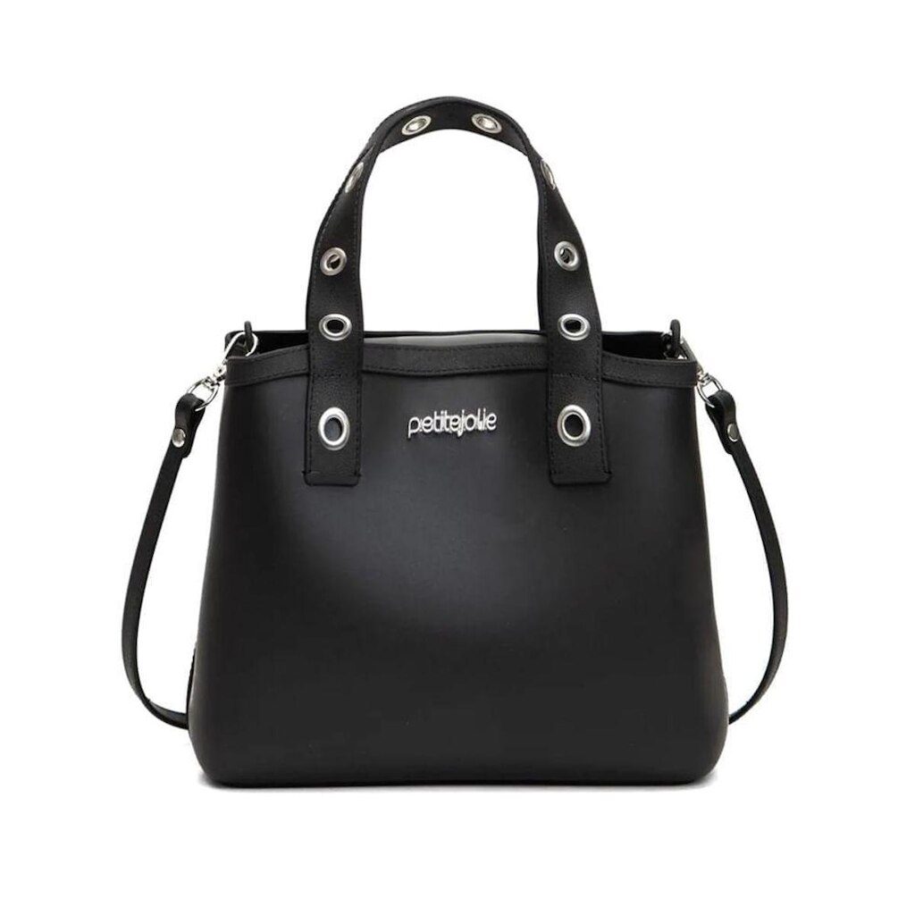 Bolsa Feminina Petite Jolie Tote Média Secret Preto