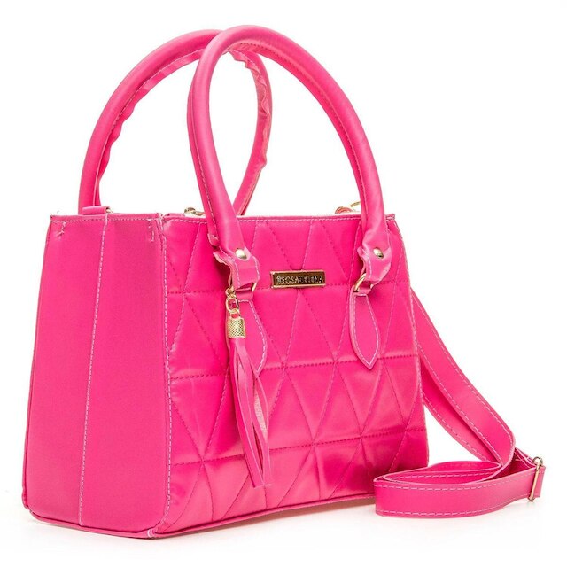Bolsa Feminina Rosa Média Madri