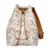 Bolsa Feminina Saco Ombro Tiracolo Arabesco Bege Magicc Bolsas - Estampado