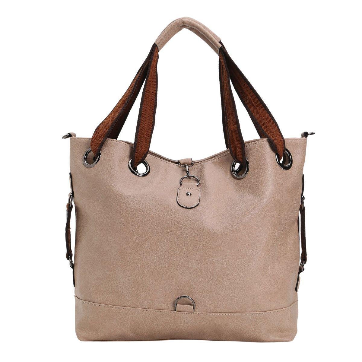 Bolsa Feminina Sacola Grande Com Alça Transversal Big Bag - Kaki Menor preço em Bolsa Feminina Sacola Grande Com Alça Transversal Big Bag - Kaki