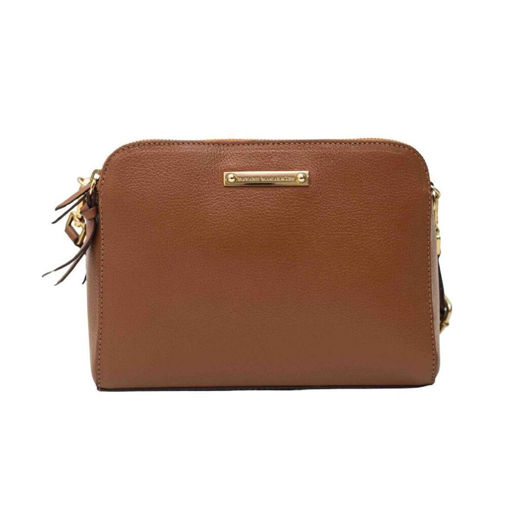 BOLSA FEMININA TRANSVERSA DAYANE MAGALHÃES MARROM
