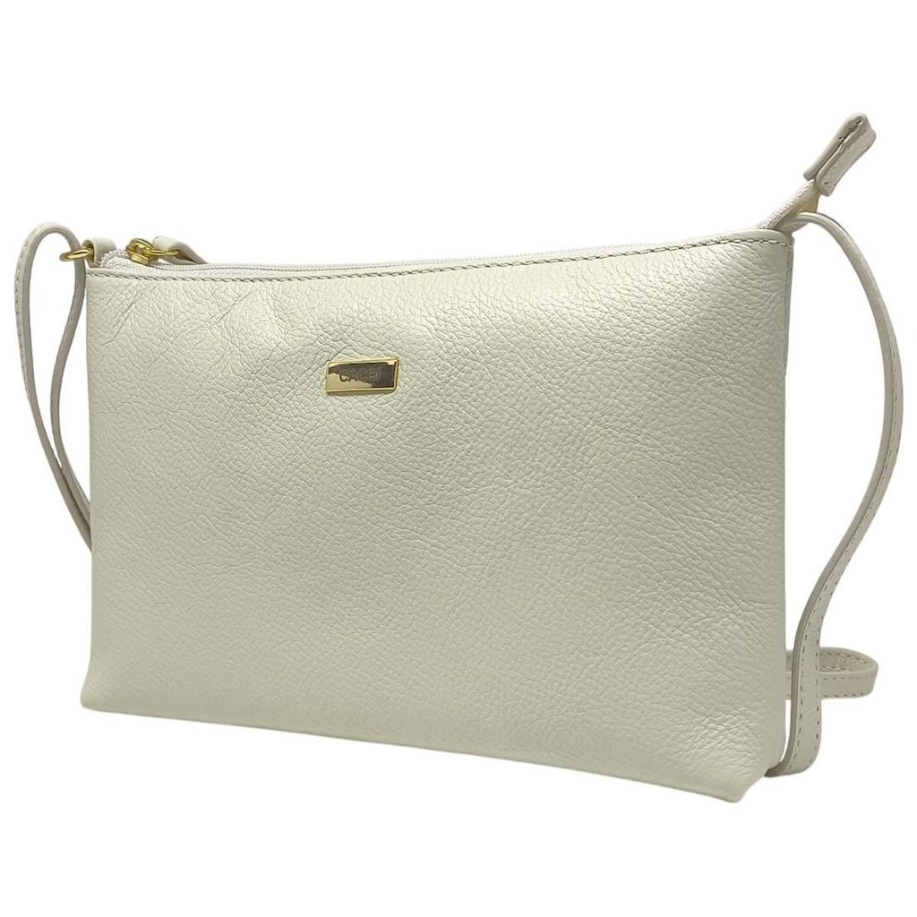 Bolsa Feminina Transversal Alça Longa Ajustável Couro Cacci