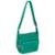 Bolsa Feminina Transversal Casual Vários Bolsos Reforçada Resistente Media Menino e Menina - Verde