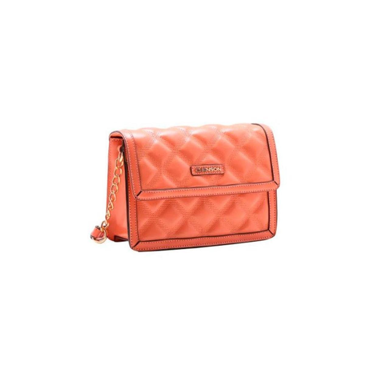 Bolsa Feminina Transversal Chenson 3483427 Coral - Coral Menor preço em Bolsa Feminina Transversal Chenson 3483427 Coral - Coral