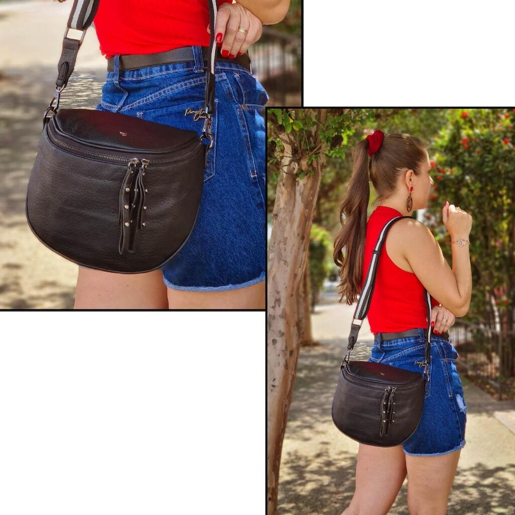 BOLSA FEMININA TRANSVERSAL ESTILO POCHETE