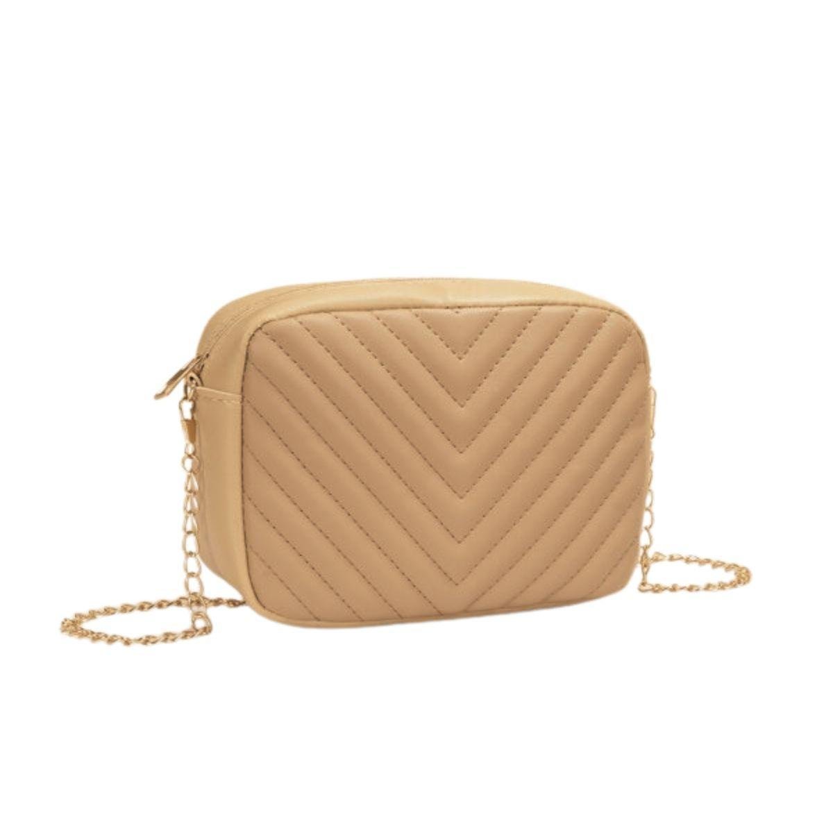 Bolsa Feminina Transversal Pequena Alça De Corrente Bordada Menor preço em Bolsa Feminina Transversal Pequena Alça De Corrente Bordada