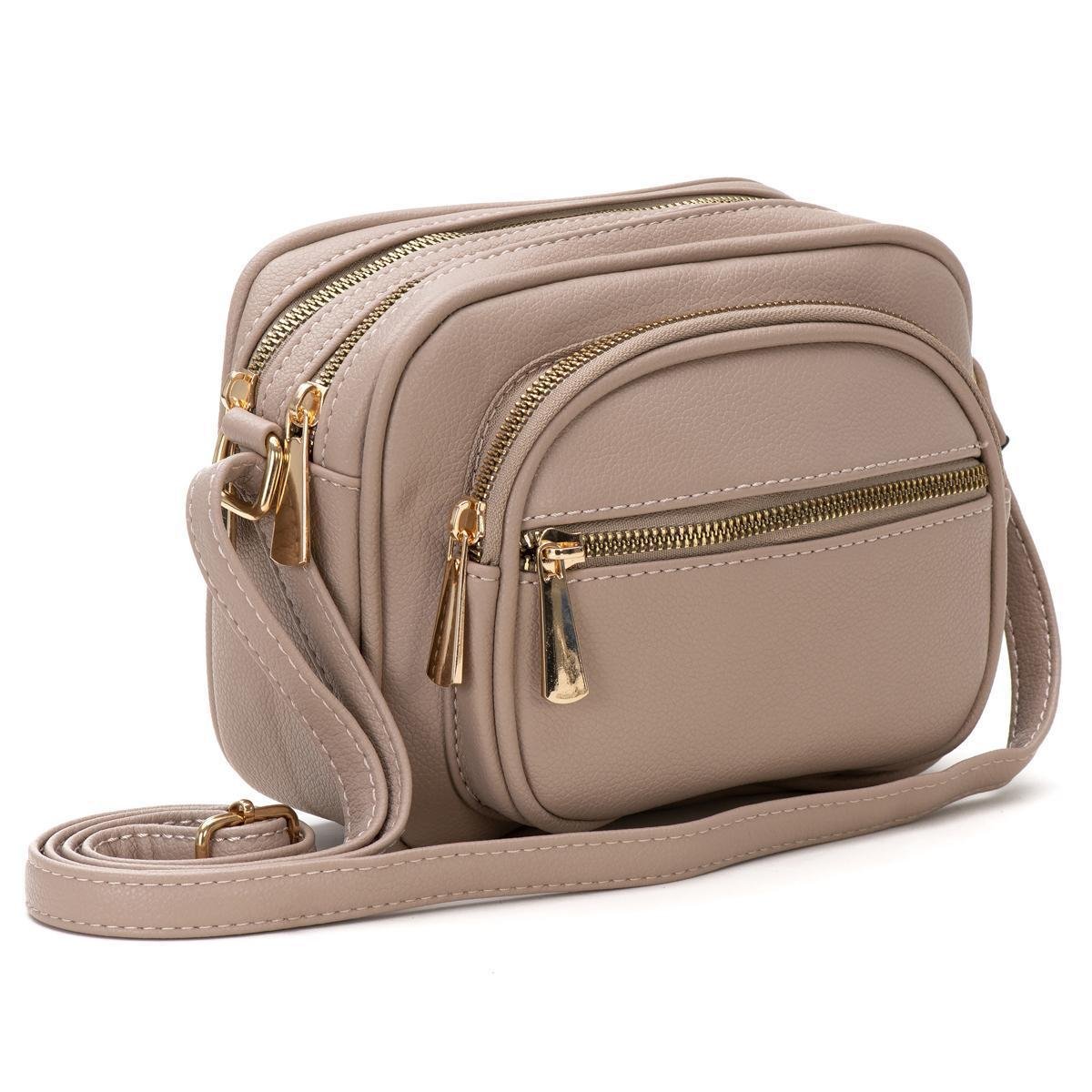 Bolsa Feminina Transversal Pequena Rosê Menor preço em Bolsa Feminina Transversal Pequena Rosê