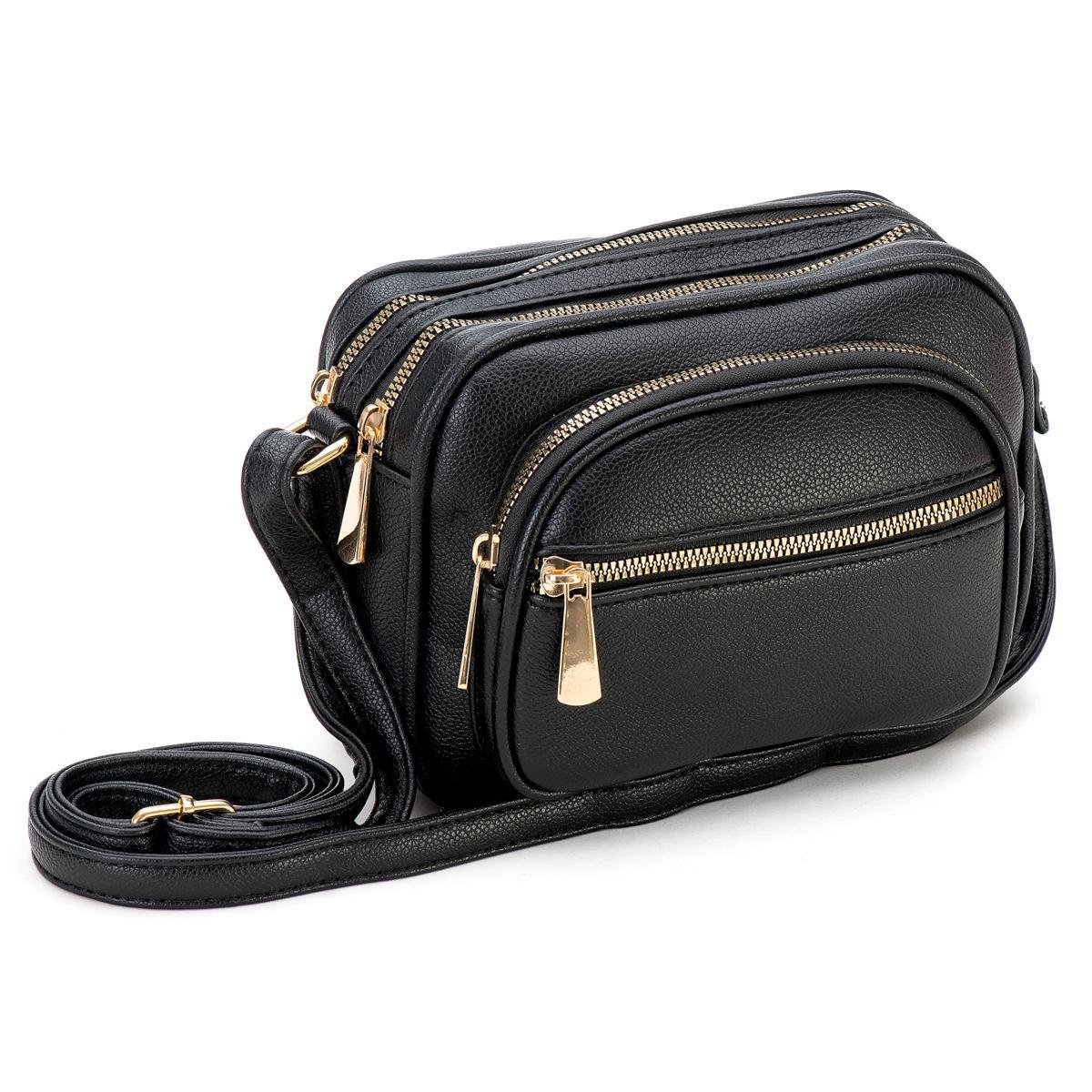 Bolsa Feminina Transversal Pequena - Preto Menor preço em Bolsa Feminina Transversal Pequena - Preto